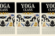 Cream Yoga Asset Illustration Set, a Sport Illustration by graphicook (Thumbnail 5 of 6)