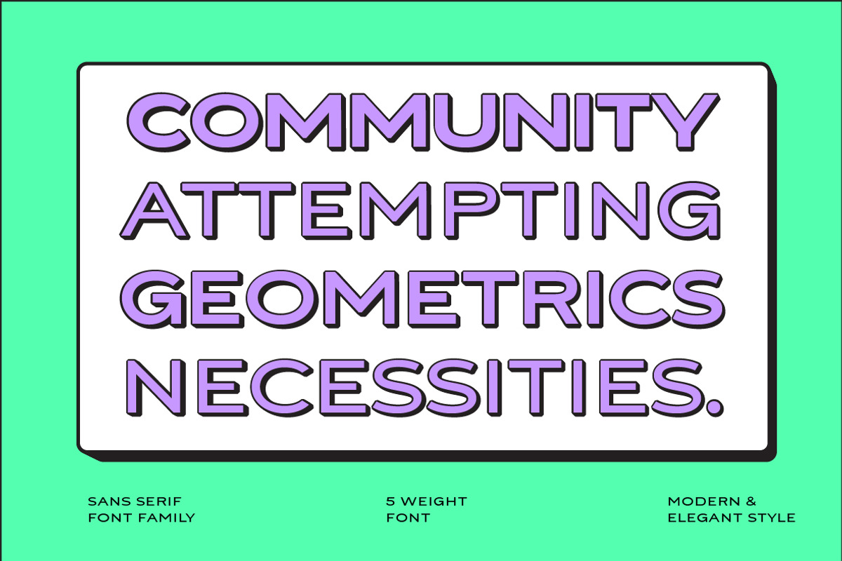Cutta Sans Serif, a Sans Serif Font by Yukita Creative (Photo 7 of 9)
