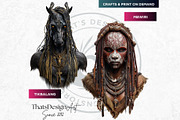 Creatures of Folklore Clipart Set, a Person Illustration by ThatsDesignArt (Thumbnail 5 of 10)