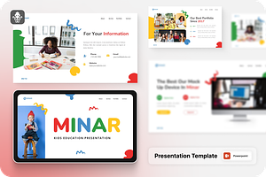 Kids Education PowerPoint, a Presentation Template by SquidPixey