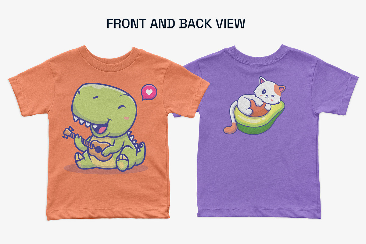 Bella Canvas 3001T Toddler Mockups, a Shirt Mockup by GraphicHero (Photo 3 of 9)