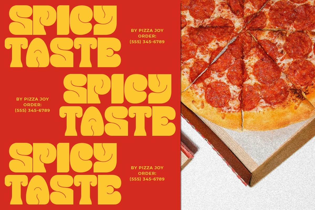 GF Cheese - Bold Funky Font, a Sans Serif Font by GroovyFontCo (Photo 5 of 9)