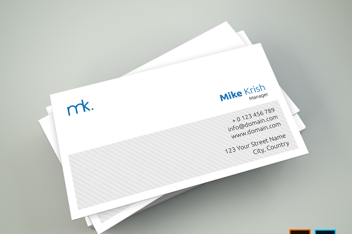Minimal Business Card, a Business Card Template by designSultan (Photo 2 of 2)