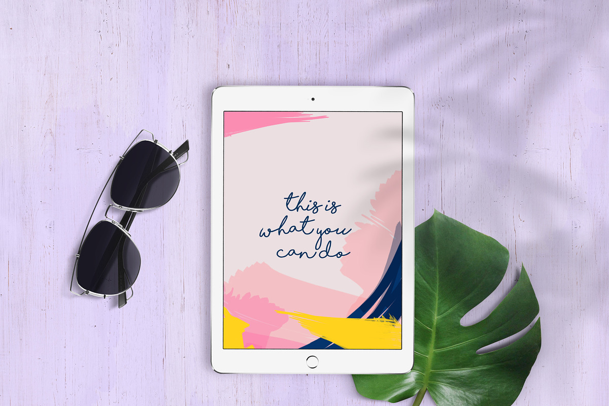Mockup . iPhone & iPad Summer, an iPhone Mockup by tomodachi studio (Photo 4 of 4)