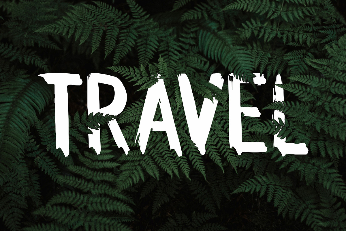 Lunar Tundra Brush Font preview 5