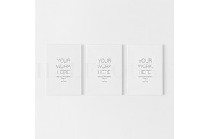 Set Of 3 Canvas Mockup