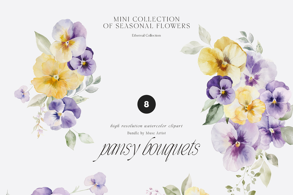 SPRING BOX Watercolor Bundle 400+, a Decorative Illustration by Muse Artist (Photo 39 of 99)
