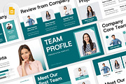 Team Profile Google Slides, a Presentation Template by rgbryand (Thumbnail 1 of 7)