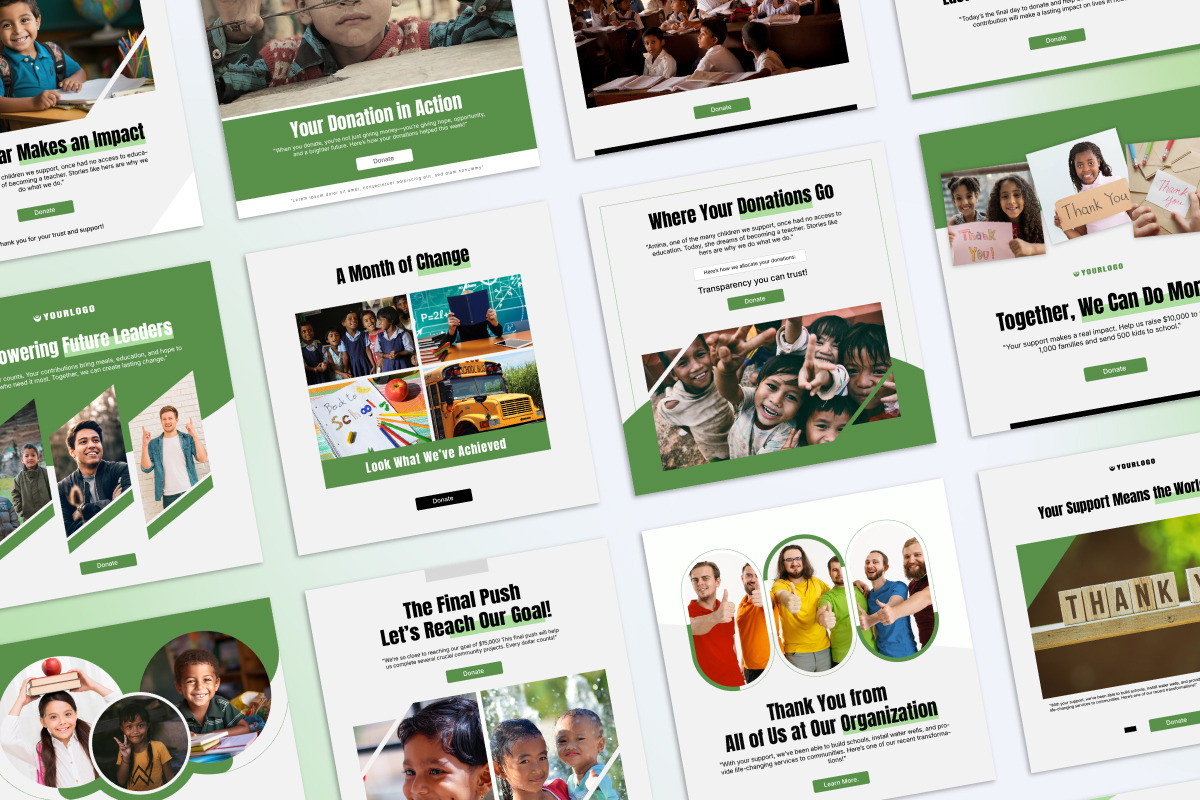 Nonprofit Social Media Marketing Kit, a Social Media Template by thedesignsource (Photo 5 of 5)