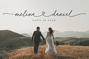 Nadia Heart Script Font with Swash, a Script Font by Typebae (Thumbnail 5 of 9)