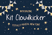 Kit Cloudkicker Typeface, a Script Font by Anastasia Cuza (Thumbnail 1 of 8)