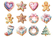 Pastel Christmas Cookies & Candy, an Illustration by Design Market (Thumbnail 3 of 4)