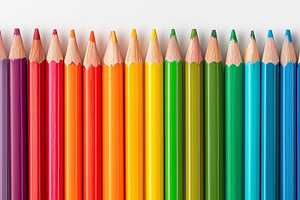 Set of sharpened colored pencils, a School & Education Photo by MistyDay