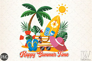 Happy Summer Time Holiday Png, an Illustration by Libby Wishes (Thumbnail 1 of 5)