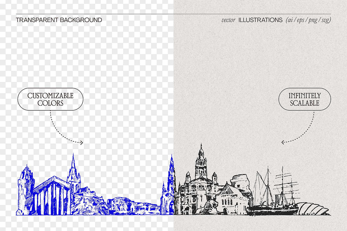 United Kingdom Skylines, a Work Illustration by TheMountBirdStudio (Photo 2 of 8)
