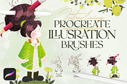 Illustration Brushes: Procreate, a Brush Add-On by Leonard Posavec (Thumbnail 1 of 6)