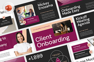 Client Onboarding Powerpoint, a Presentation Template by rgbryand