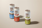 Soda Can Mockup Set, a Cups & Container Mockup by mockupatelier (Thumbnail 12 of 12)