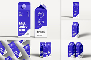 Milk Box Mock-up