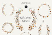 Fall Florals - watercolor set, a Seasonal Illustration by AleksaArt (Thumbnail 7 of 13)