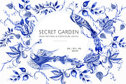 Secret Garden, print collection!, a Pattern Graphic by HannaStudio (Thumbnail 1 of 6)