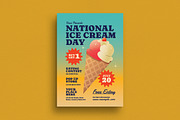 National Ice Cream Day Flyer, a Flyer Template by Guuver (Thumbnail 1 of 3)