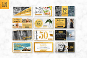 GOLD Social Media Pack, a Social Media Template by MahmoudWally (Thumbnail 3 of 7)