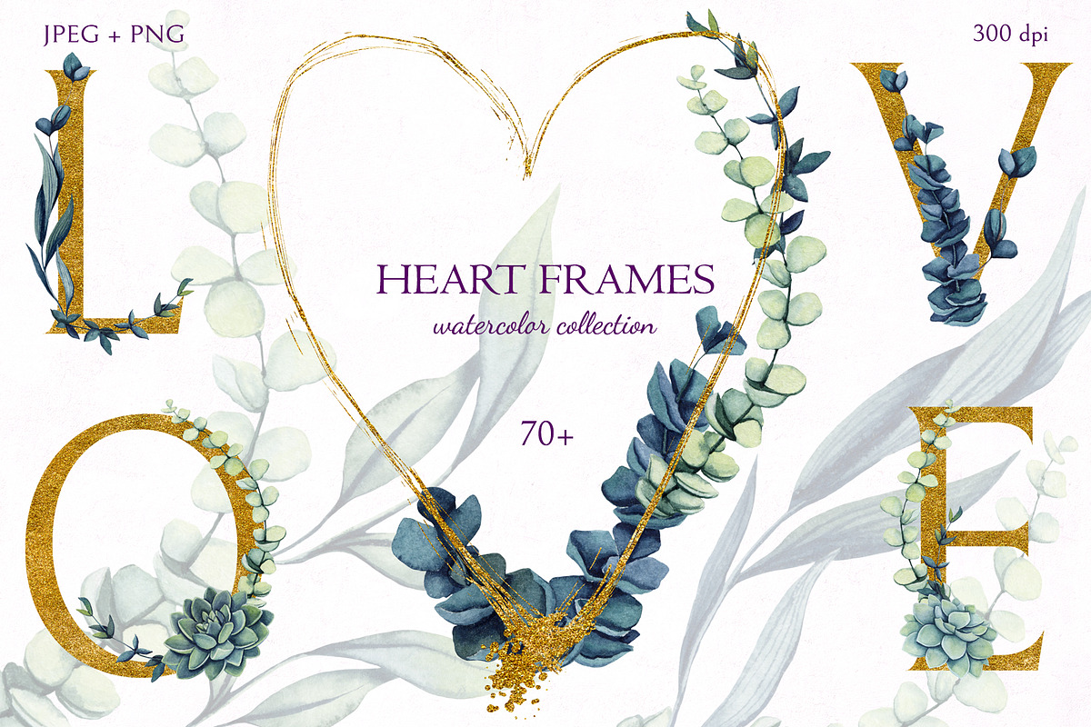 Heart Frames, an Illustration by Salted Galaxy (Photo 1 of 9)