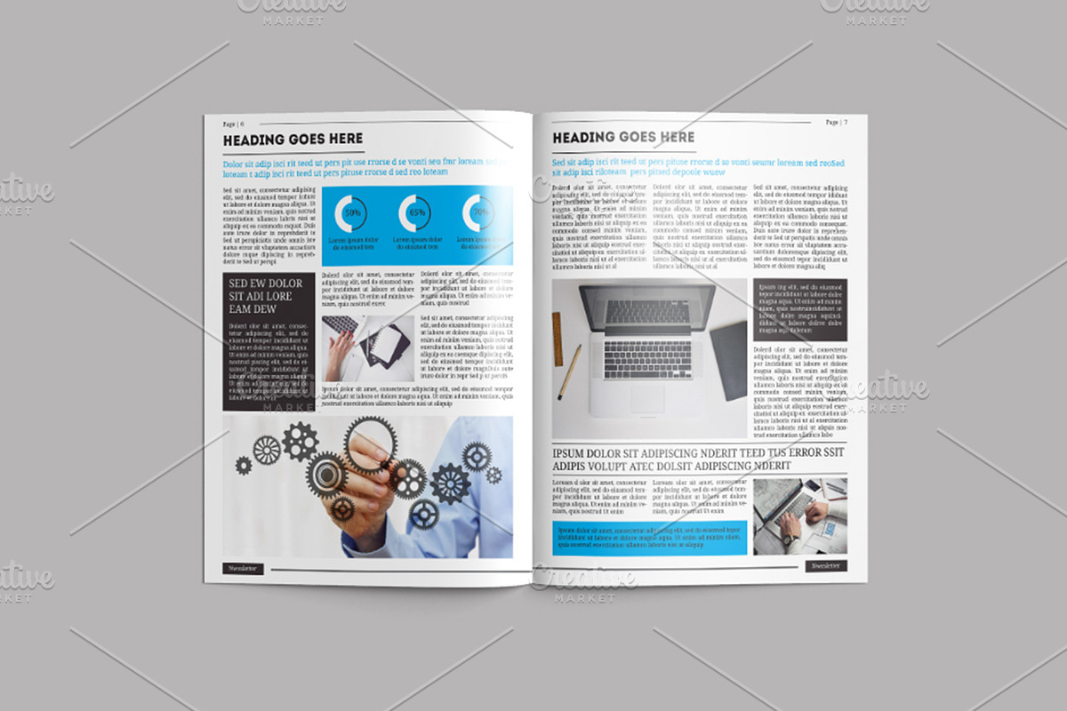 Business Newsletter Template V751, a Brochure Template by Template Shop (Photo 6 of 9)