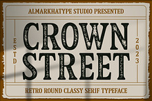 Crown Street – Military Stencil