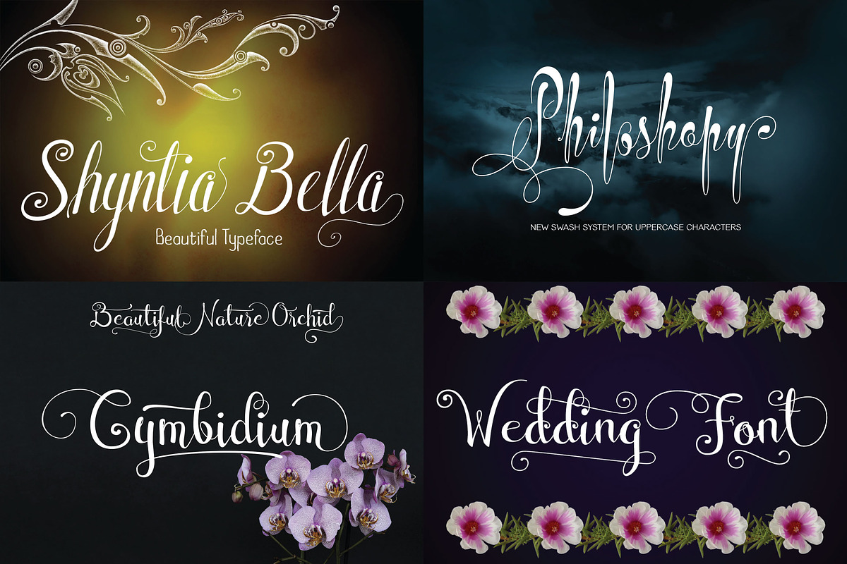 Mega Sales 62 Unique Fonts Bundle, a Script Font by Royaltype (Photo 4 of 18)