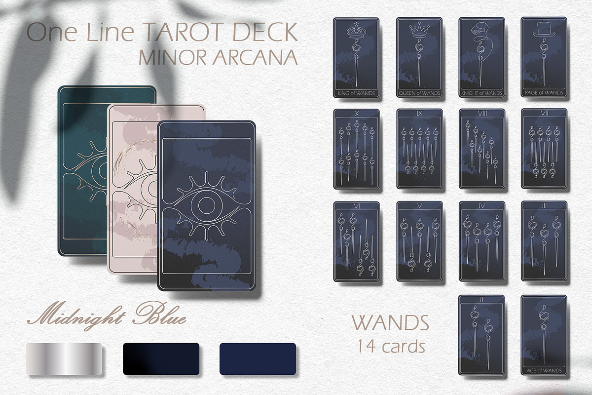 ONE LINE Tarot Deck - 3 colors, an Illustration by Evgenia Pichkur (Photo 16 of 19)