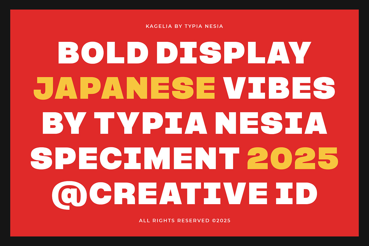 Kagelia - Modern Bold Minimal Sans, a Sans Serif Font by Typia Nesia (Photo 4 of 14)