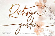 Richsign Style, a Script Font by din-studio.com (Thumbnail 1 of 11)