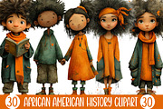 African American History Clipart, an Illustration by Designking (Thumbnail 1 of 5)