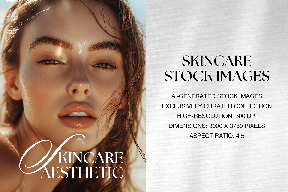 Skincare Stock Images AI-Generated, a Beauty & Fashion Photo by DesignsbyMariaStudio (Photo 2 of 10)
