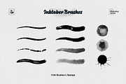 Inktober Photoshop Brushes, a Brush Add-On by pixelbuddha.net (Thumbnail 4 of 6)