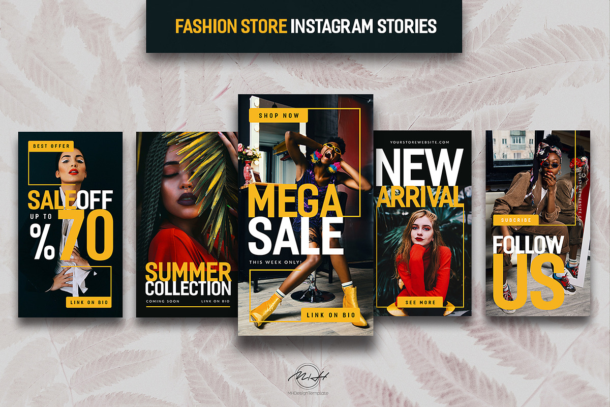 Fashion Instagram Stories Template, a Social Media Template by MH Design Template (Photo 5 of 6)