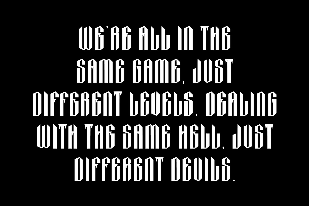 Wayley Blackletter Display Font, a Blackletter Font by Maulana Creative (Photo 3 of 7)