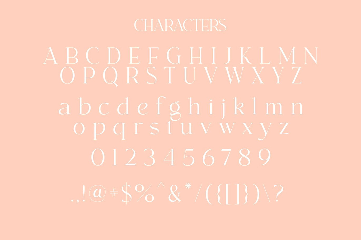 Calisba - Luxurious Ligature Display, a Serif Font by Luna Shop (Photo 2 of 9)
