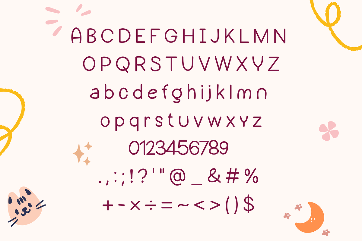 Library, a Handwritten Font by Sirinart