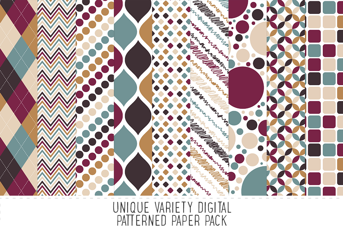 Mens Pattern Paper Pack, a Pattern Graphic by Angie Sandy (Photo 1 of 2)
