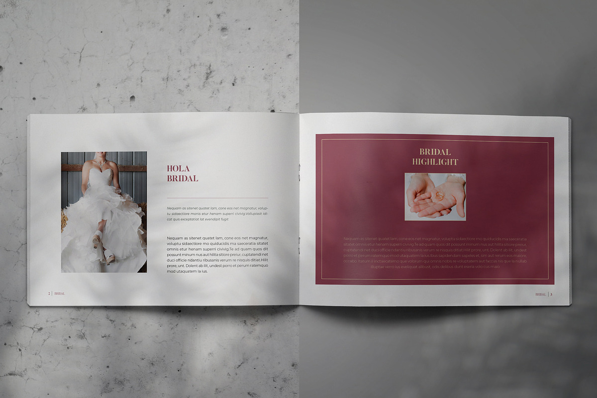 BRIDAL Lookbook Brochure Template, a Brochure Template by Indotitas (Photo 2 of 10)