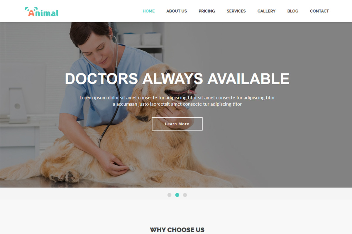 Animal - Pet Care HTML5 Template, a Bootstrap Template by DotThemes