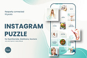 Instagram Puzzle for Nutritionist, a Social Media Template by Handy Template (Thumbnail 1 of 7)