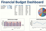 Daily Monthly Budget Tracker Excel, a Presentation Template by Snapybiz (Thumbnail 1 of 4)