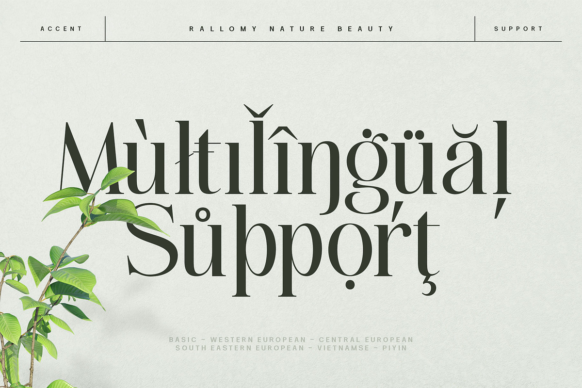 Rallomy Nature Beauty Serif, a Serif Font by alit design (Photo 14 of 15)