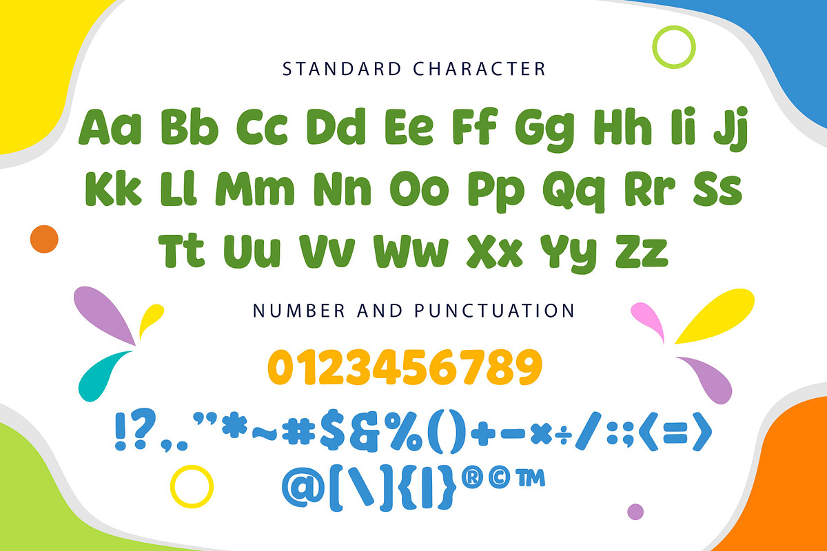 Toony Puff - Cheerful Display Font, a Font by Gumrega Studio (Photo 5 of 6)