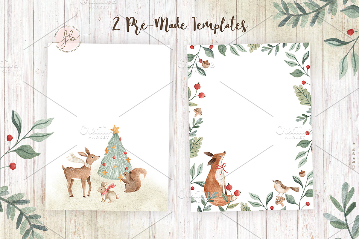 Winter Woodland, an Animal Illustration by Flora+Bear (Photo 4 of 6)