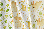 Easter Bunny, Rustic watercolor set, an Animal Illustration by Valin Malin (Thumbnail 8 of 9)